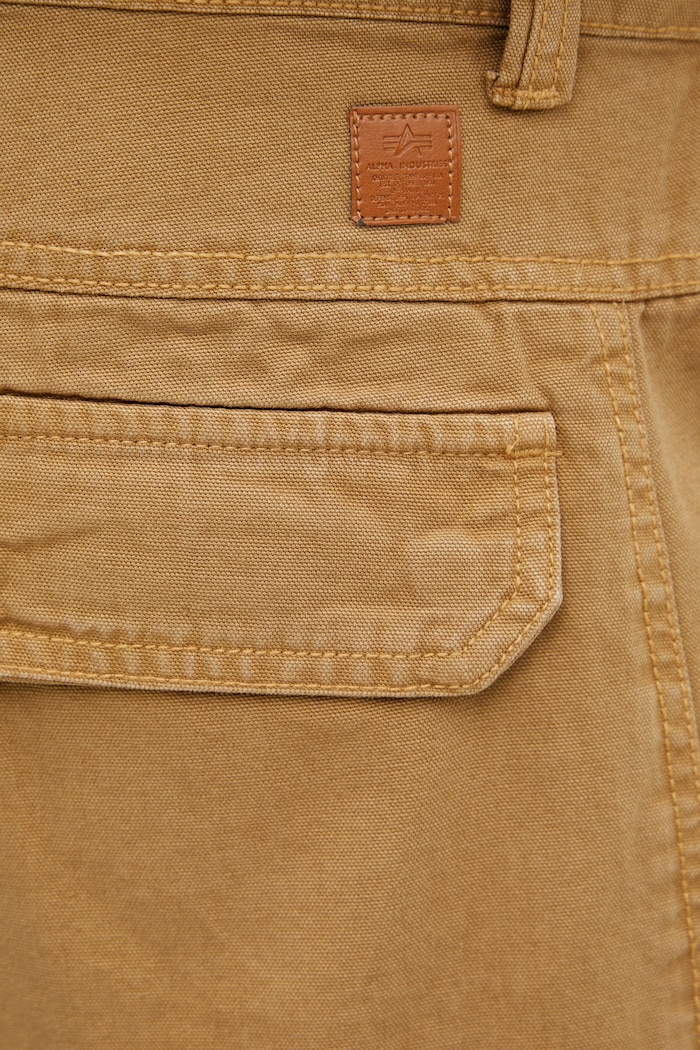 Alpha Industries Workwear Deck παντελόνι cargo ανδρικό βαμβακερό πράσινο 258207