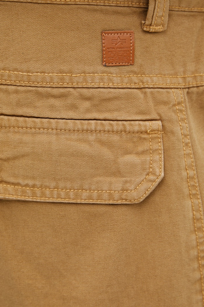 Alpha Industries Workwear Deck παντελόνι cargo ανδρικό βαμβακερό πράσινο 258207