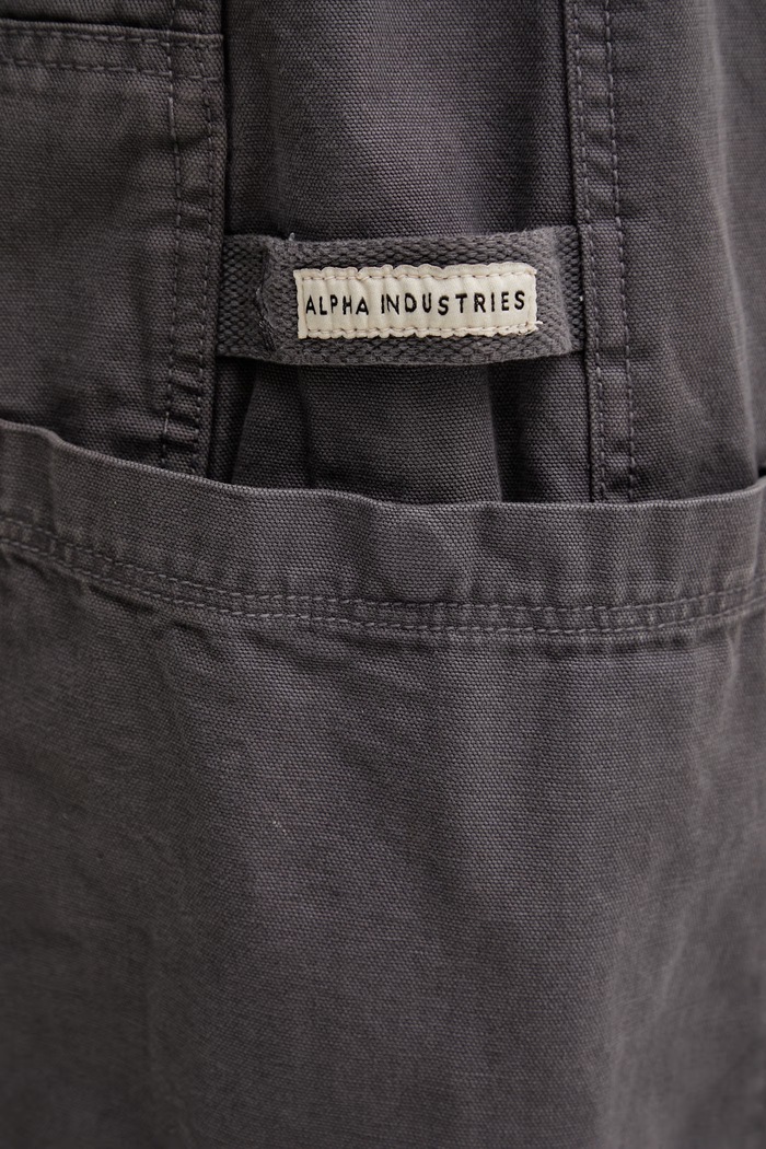 Alpha Industries Workwear Deck παντελόνι cargo βαμβακερό ανδρικό γκρί 258207