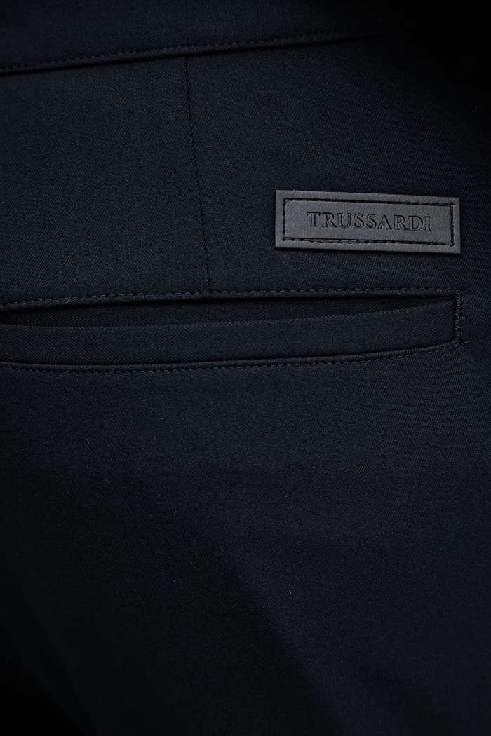 Trussardi pantaloni pentru bărbați bleumarin P021M000101N