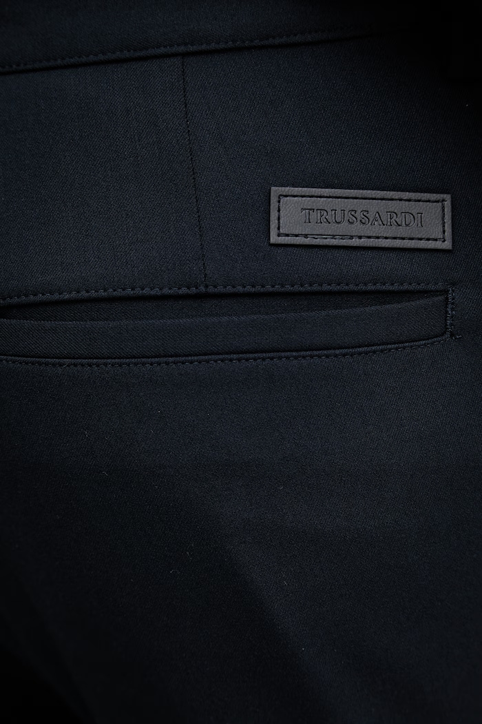 Trussardi pantaloni pentru bărbați bleumarin P021M000101N