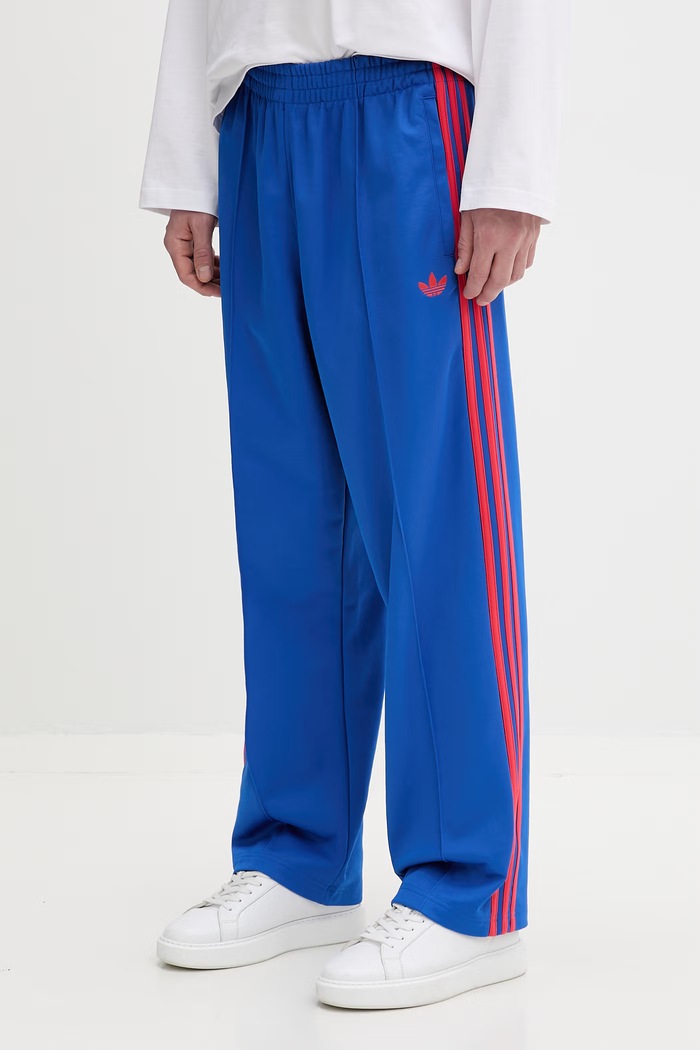 adidas Originals teplákové nohavice pánske s bavlnou modrá KE3494