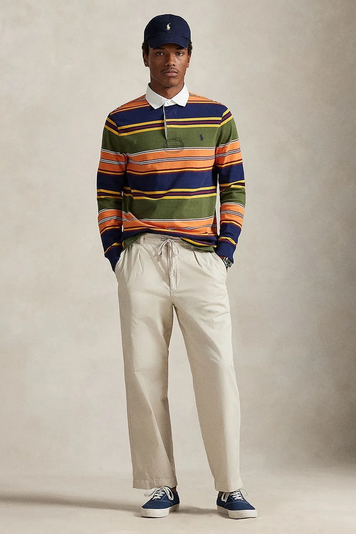 Дрехи Памучен панталон Polo Ralph Lauren 710P03052 бежов