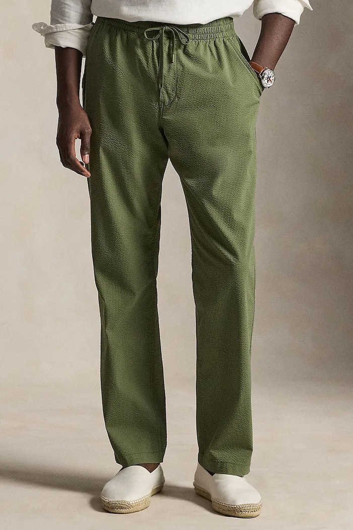 Polo Ralph Lauren spodnie z elastanem zielony 710P03480