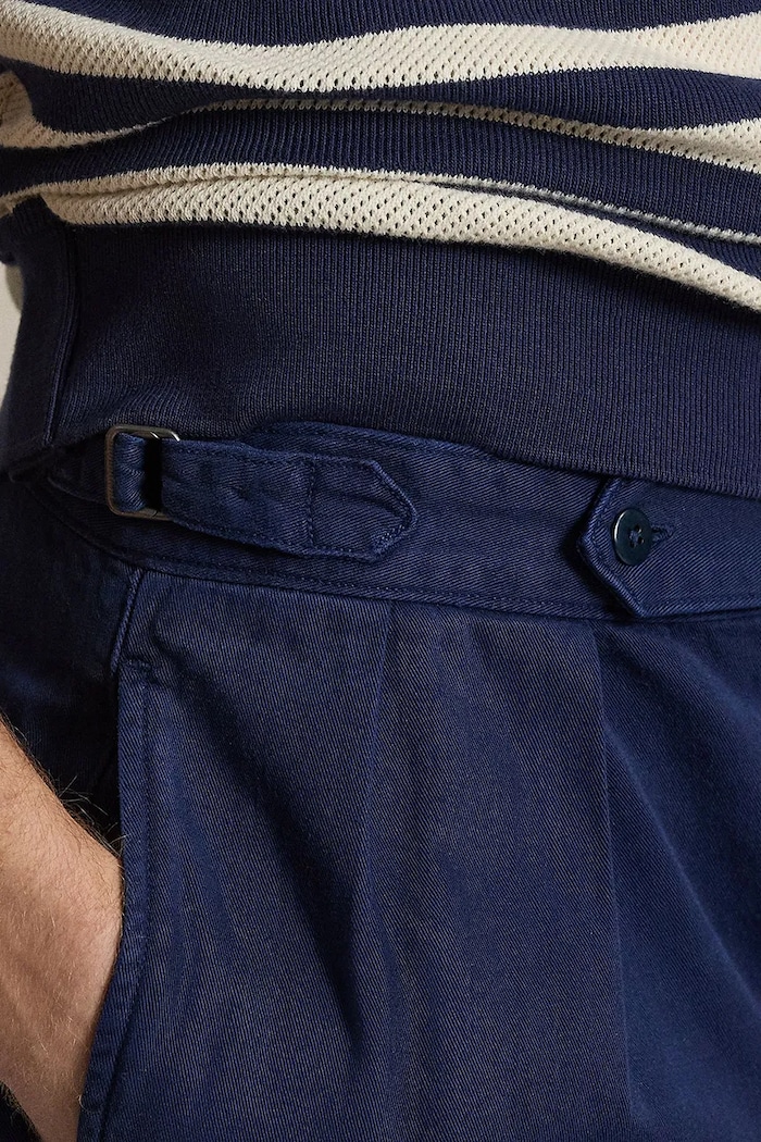 Бавовняні штани Polo Ralph Lauren темно-синій 710B20873