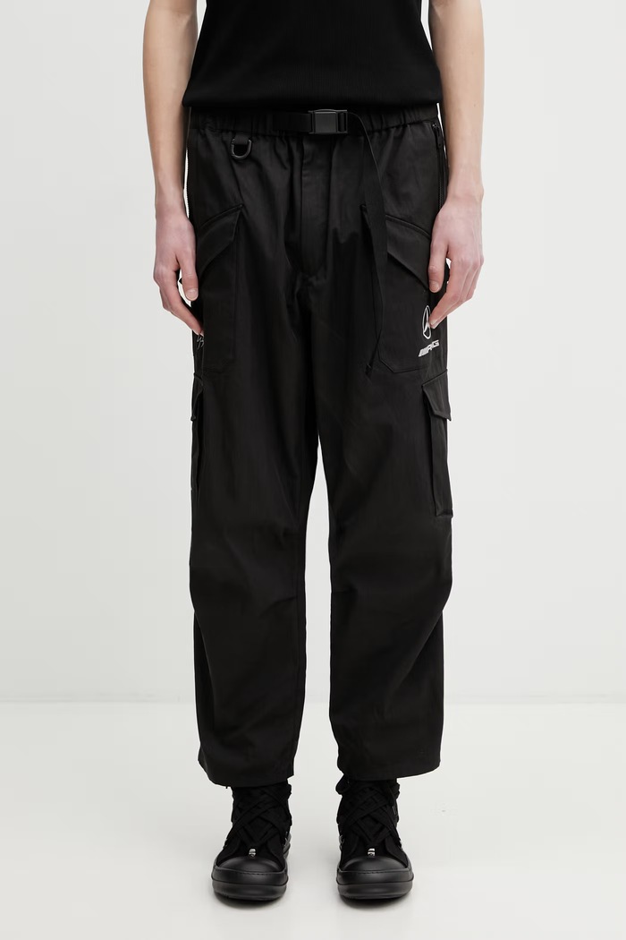 Y-3 x F1 CARGO PANTS pantaloni cargo in cotone da uomo nero KR2378