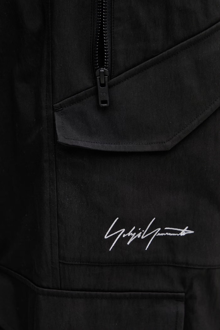 Y-3 x F1 CARGO PANTS pantaloni cargo in cotone da uomo KR2378 nero