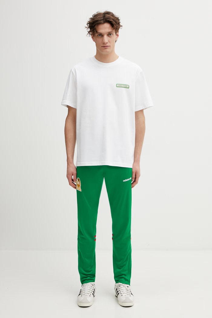 adidas Originals FMF TP 86 pantaloni de trening pentru bărbați verde JX4102