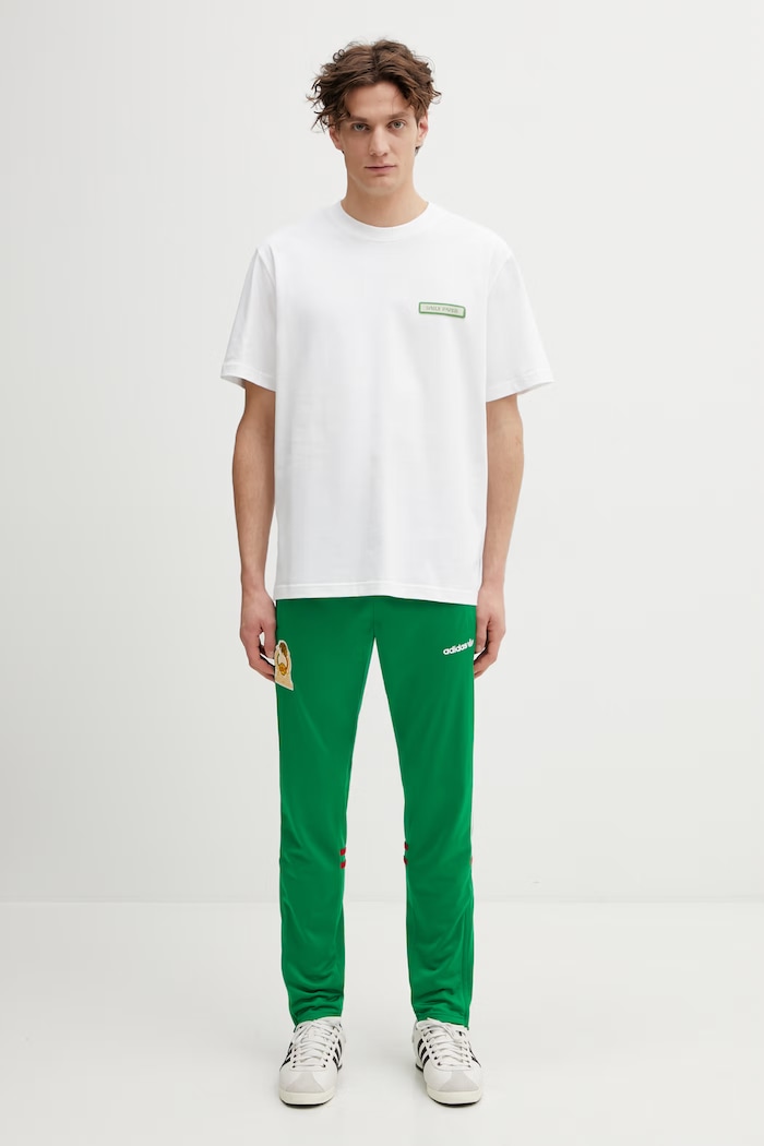 adidas Originals FMF TP 86 pantaloni de trening pentru bărbați verde JX4102