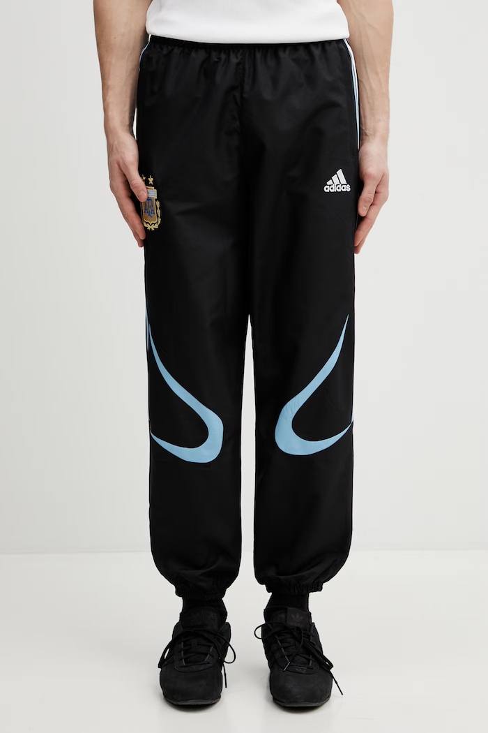 Παντελόνι φόρμας adidas Performance AFA TP 06 στάμπα μαύρο JZ6200