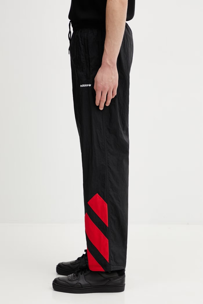adidas Originals παντελόνι επίσημο Ανδρικό TRACK PANT απλικέ μαύρο KE0869