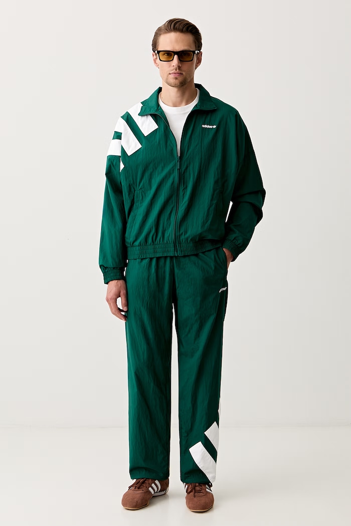 adidas Originals ravne hlače moške TRACK PANT KE0870 zelena SS26