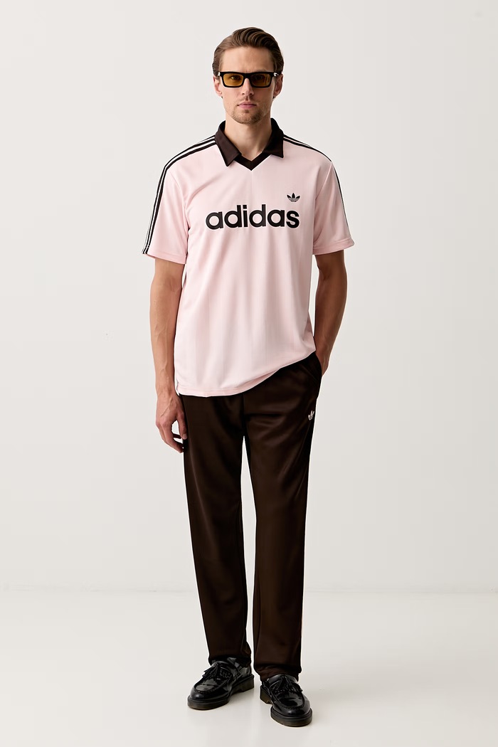 adidas Originals teplákové nohavice pánske SST REG TP KE3519 hnedá SS26