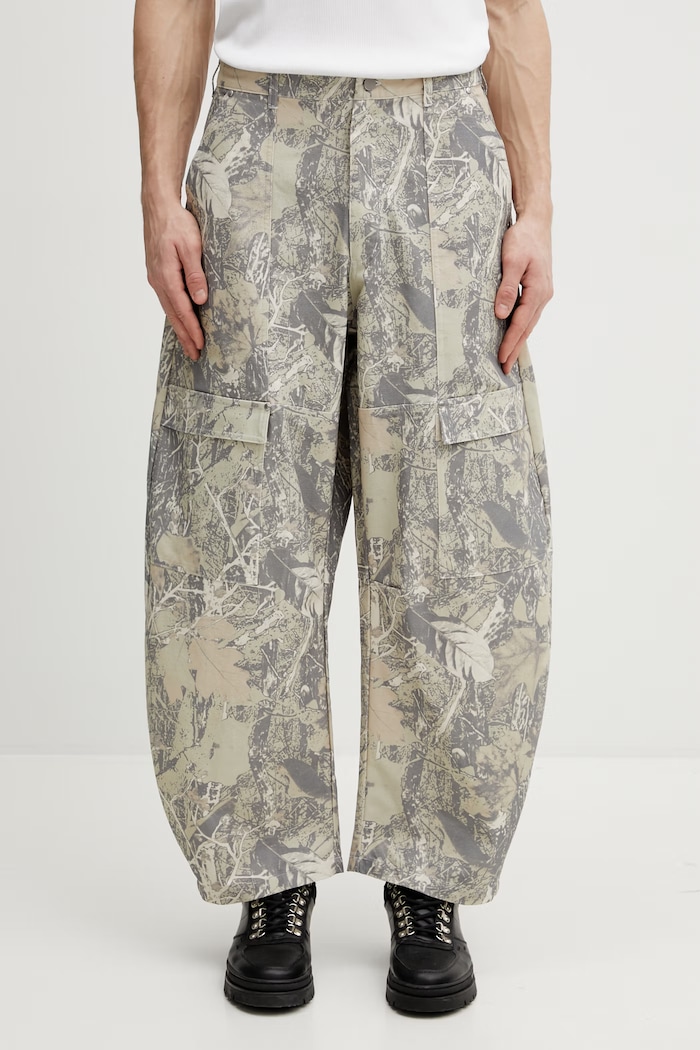Bavlnené nohavice adidas Originals CARGO WORKPANT KG6443 béžová SS26