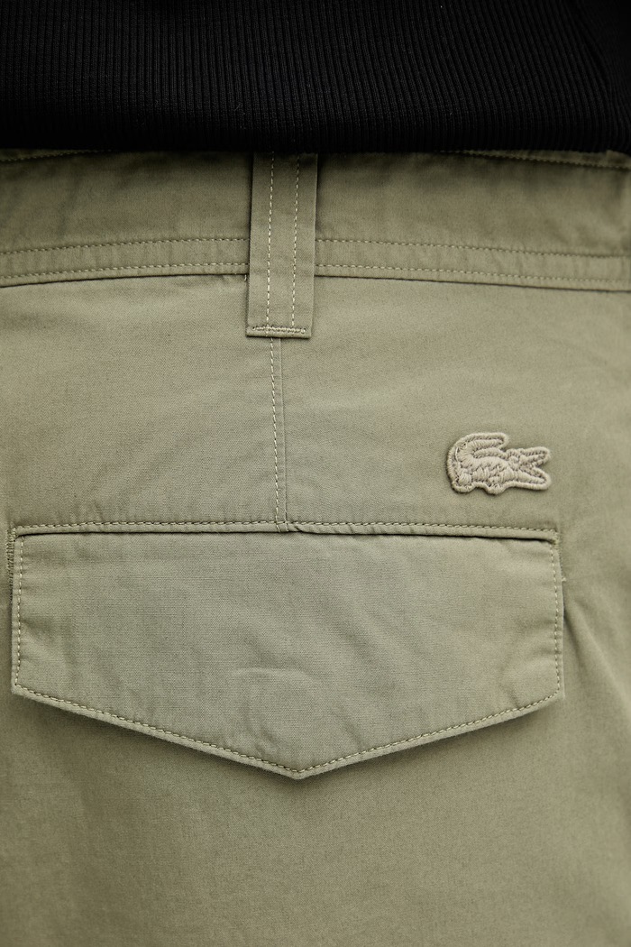 Lacoste Παντελόνι cargo βαμβακερό Ανδρικό πράσινο HH3245