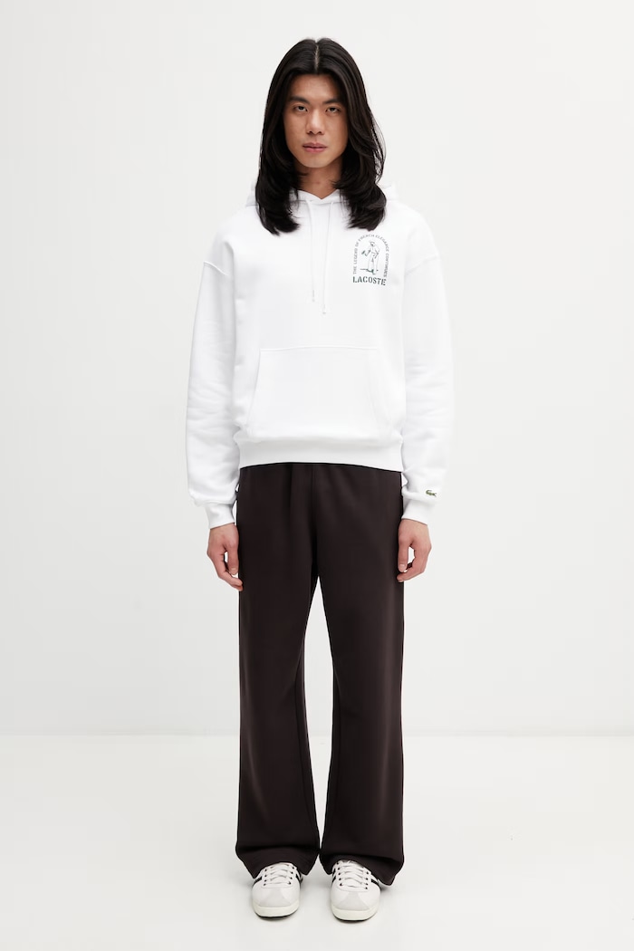 Lacoste trenirka moška bombažna XH1661 rjava
