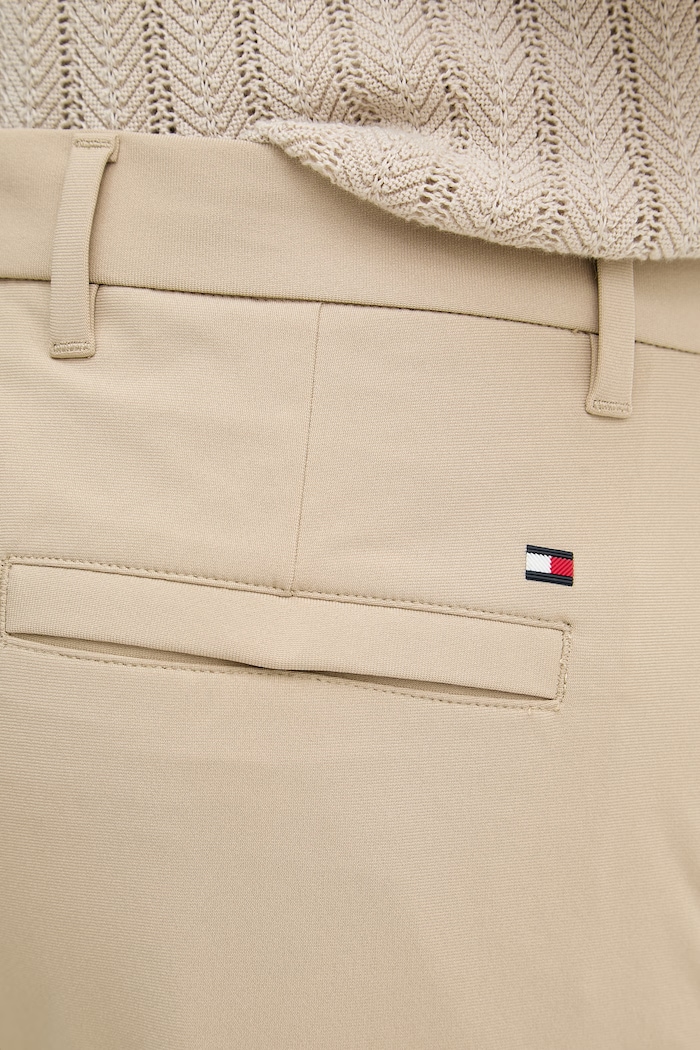 Tommy Hilfiger nohavice chinos pánske béžová MW0MW43408