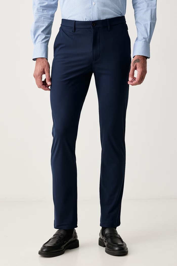 Tommy Hilfiger Spodnie chinos męskie granatowy MW0MW43408