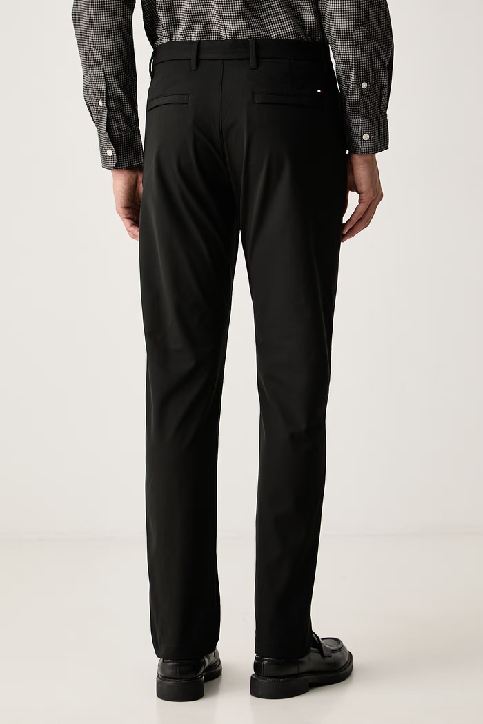 Oblečení Tommy Hilfiger chino kalhoty pánské MW0MW43408 černá
