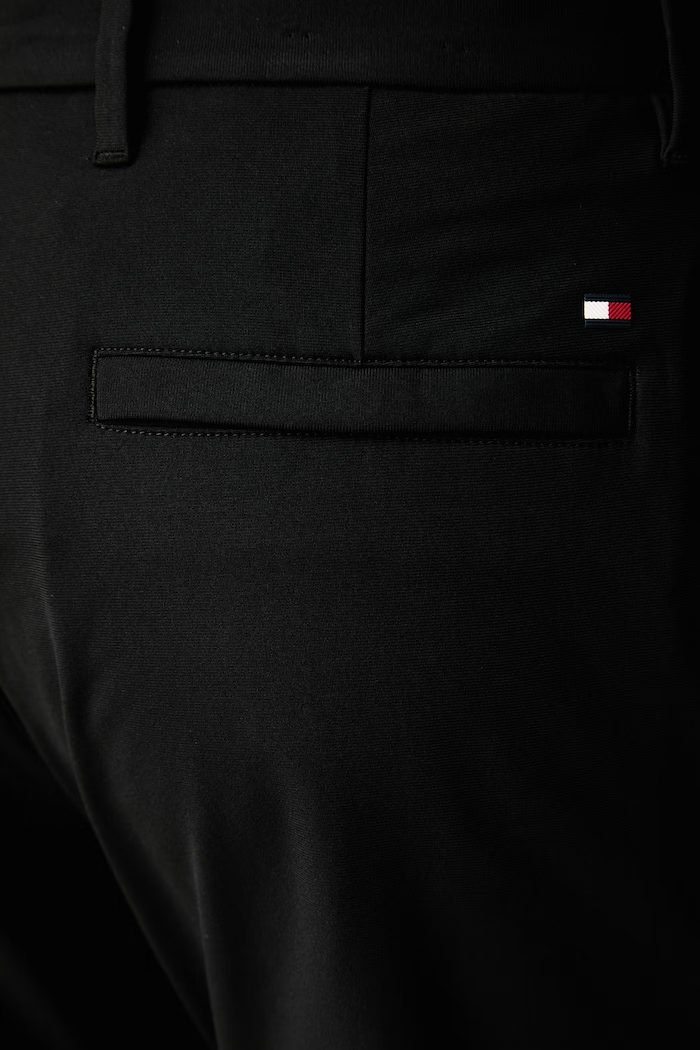 Tommy Hilfiger chino kalhoty pánské černá MW0MW43408