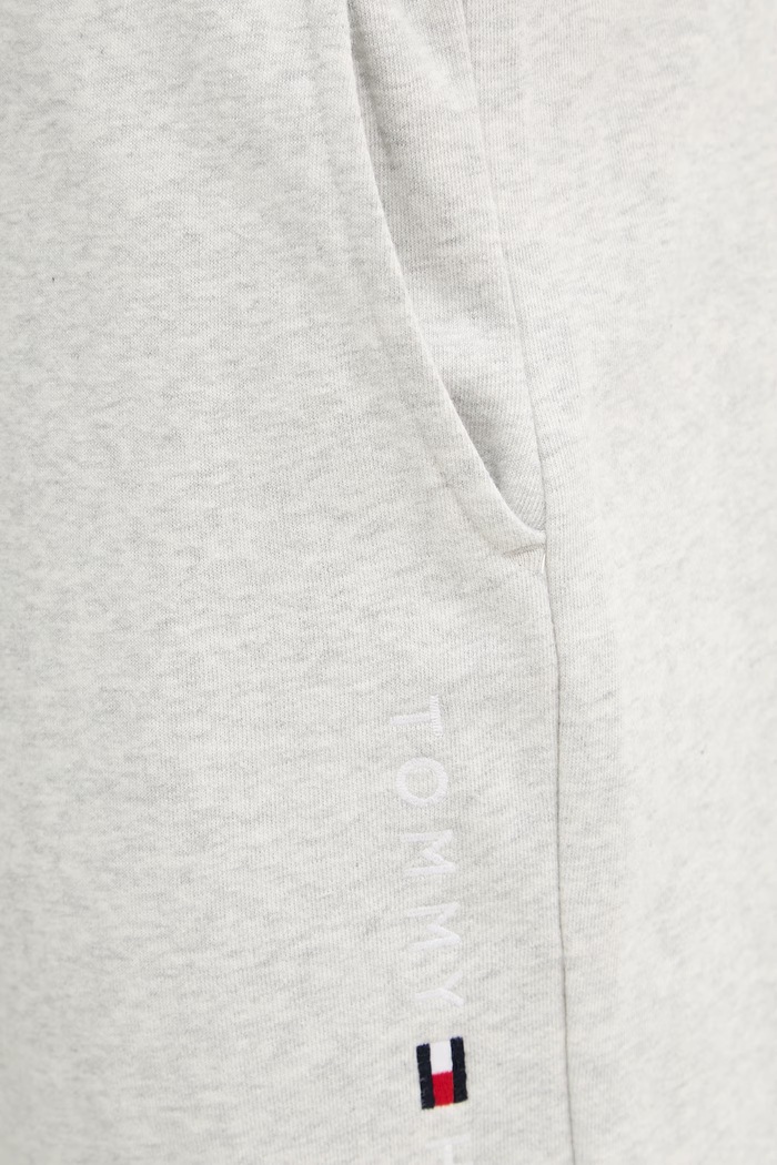 Tommy Hilfiger spodnie dresowe męskie z bawełną szary UM0UM03664