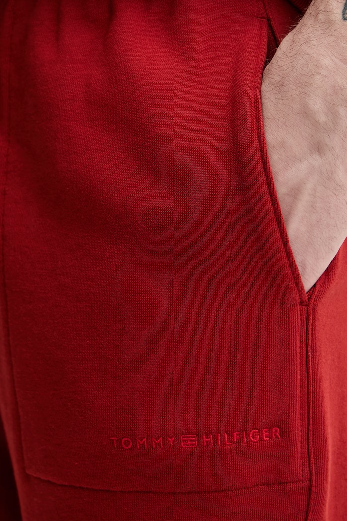 Tommy Hilfiger teplákové nohavice dámske UM0UM03911 červená