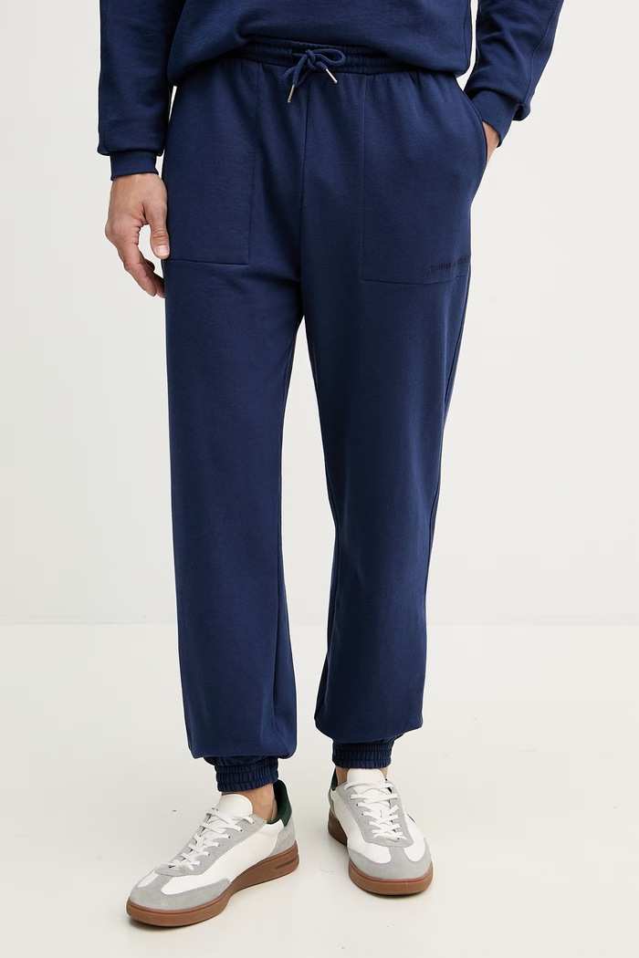 Tommy Hilfiger spodnie dresowe damskie granatowy UM0UM03911