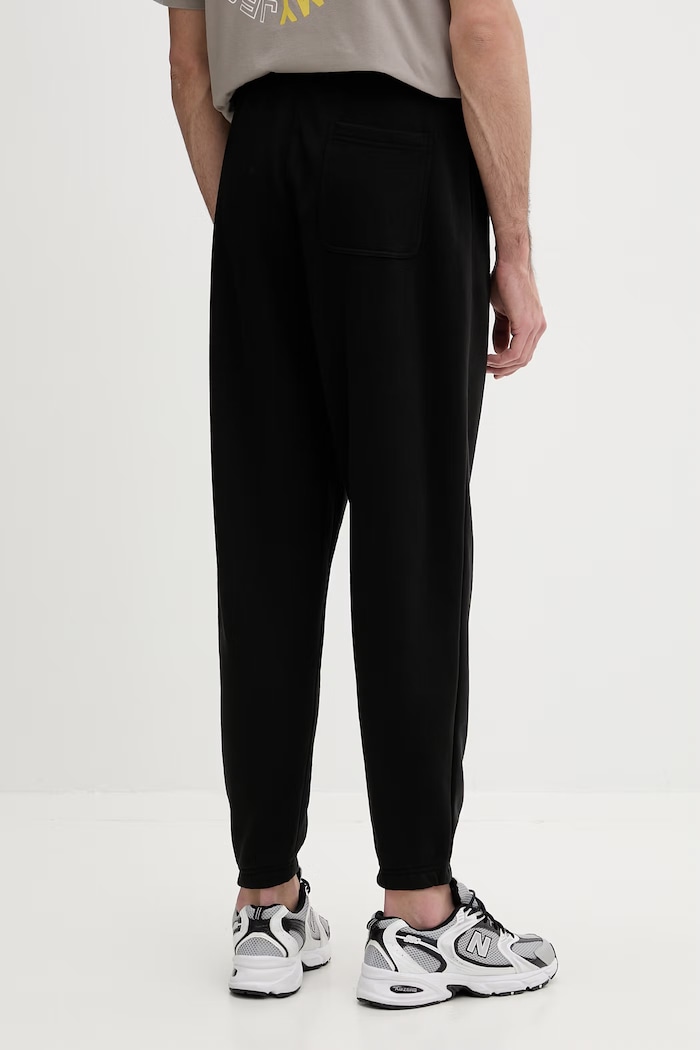 Îmbrăcăminte Tommy Jeans pantaloni de trening bărbați cu bumbac DM0DM23014 negru