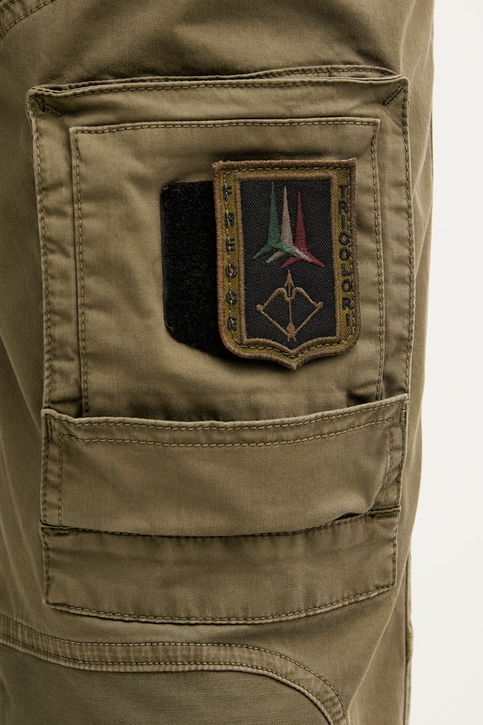 Aeronautica Militare nohavice pánske zelená PA1387UCT01493