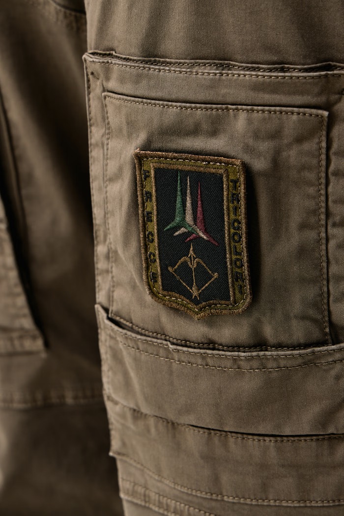 Παντελόνι Ανδρικό Aeronautica Militare PA1387UCT01493 καφέ