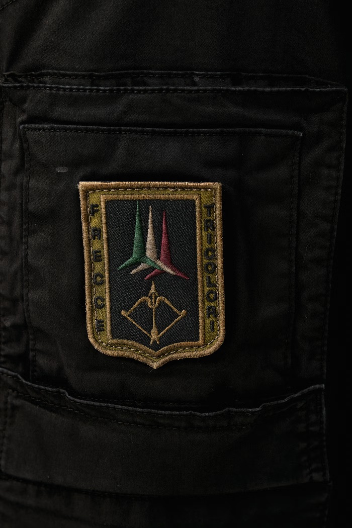 Παντελόνι Ανδρικό Aeronautica Militare PA1387UCT01493 μαύρο