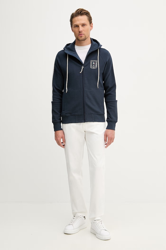 Aeronautica Militare pantaloni regular pentru bărbați, din bumbac cu elastan PA1711UCT04292 bej SS26