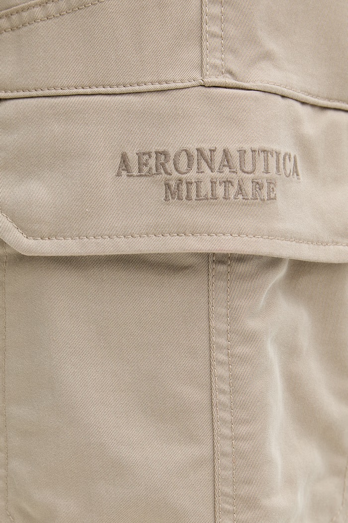 Aeronautica Militare moške hlače bež PA1716UCT04301