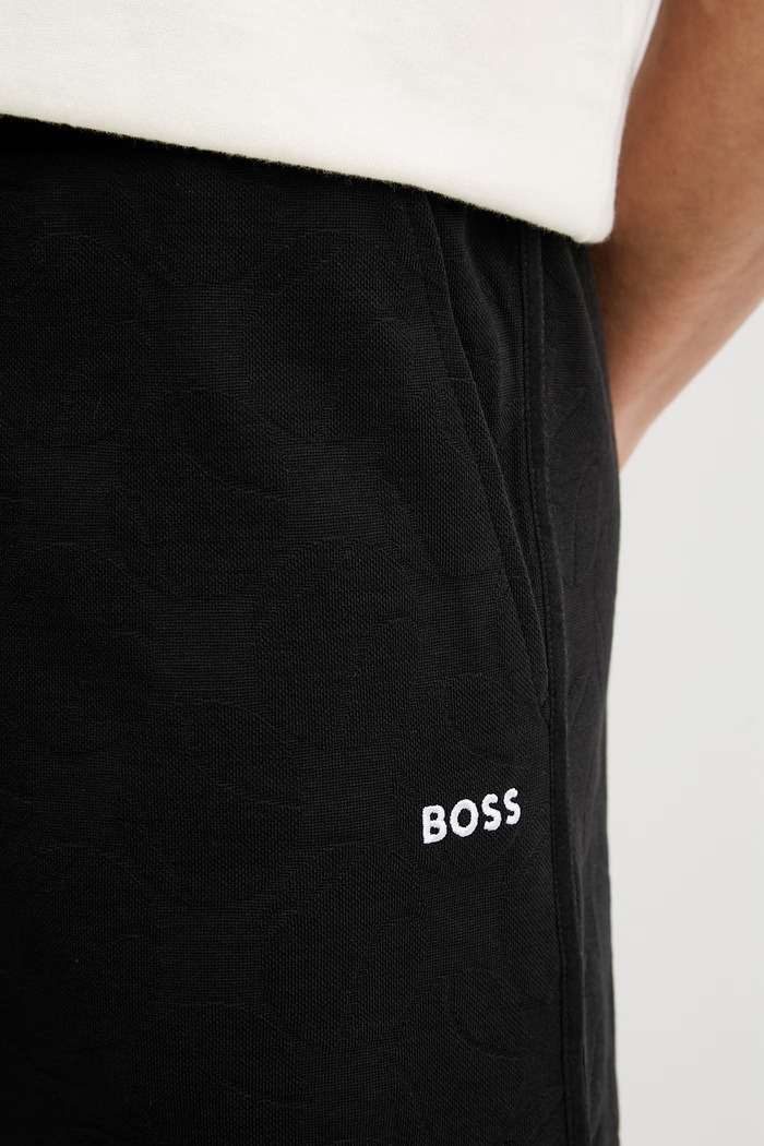 BOSS Green pánské šortky černá 50558883