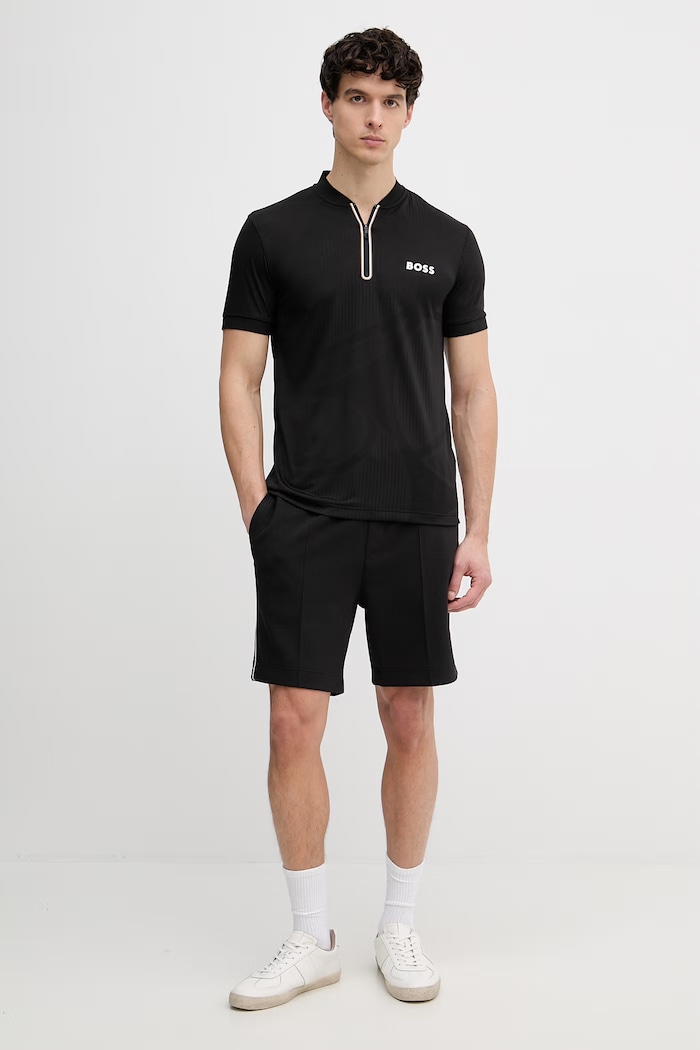 BOSS Green Къс панталон мъжки 50561776 черен SS26