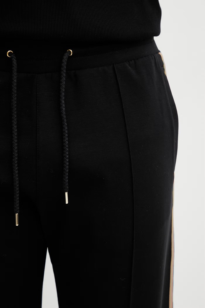 Paul Smith TAPED SEAM спортен панталон с лиосел мъжки черен M1R.612Z.V02745