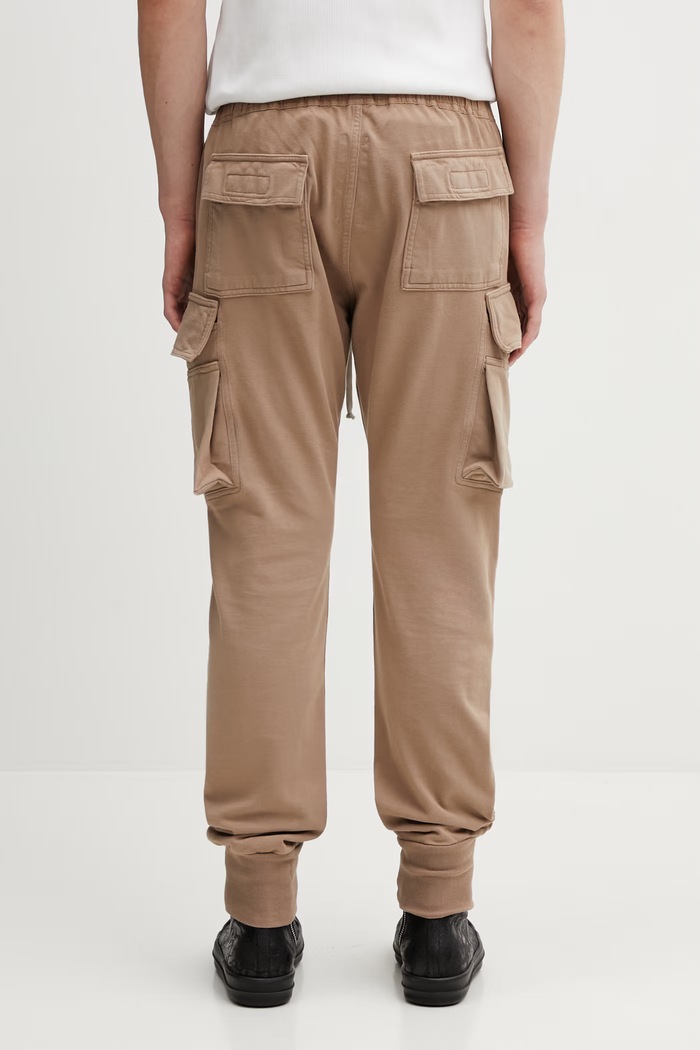 Odjeća Hlače Rick Owens DRKSHDW Mastodon Cut DU01F4386.RIG bež