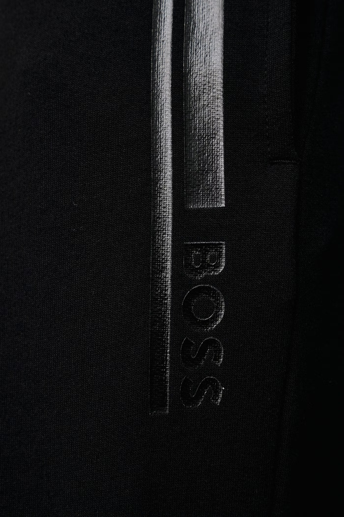 Spodnie dresowe męskie bawełniane BOSS 50554784 czarny