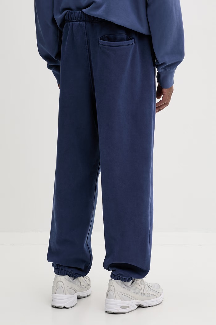 Îmbrăcăminte Vans pantaloni de trening pentru bărbați, din bumbac Premium LX Fleece VN000T7FFOB1 albastru
