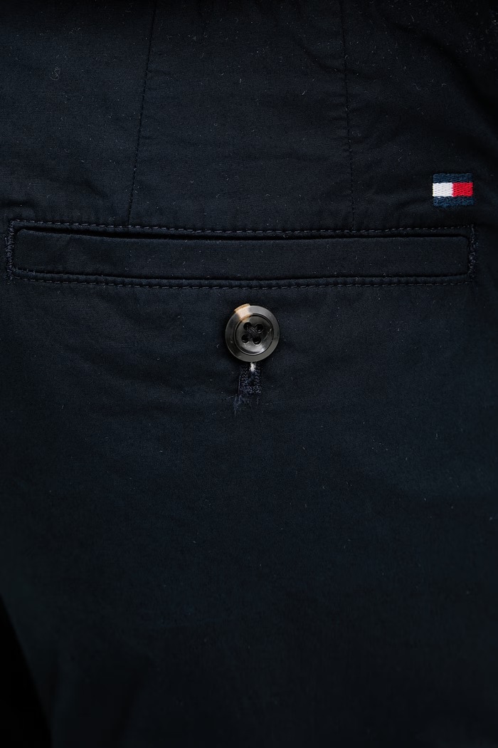 Tommy Hilfiger pantaloni pentru bărbați, cu bumbac bleumarin MW0MW42340
