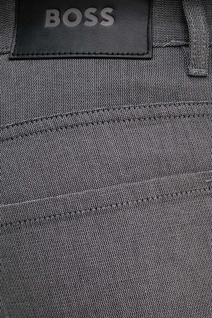 BOSS spodnie męskie z bawełną Re.Maine5 szary 50553815