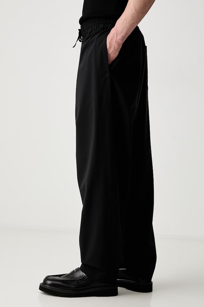 Kenzo Jog Pants панталон с вълна мъжки FF55UP5069RU черен SS26