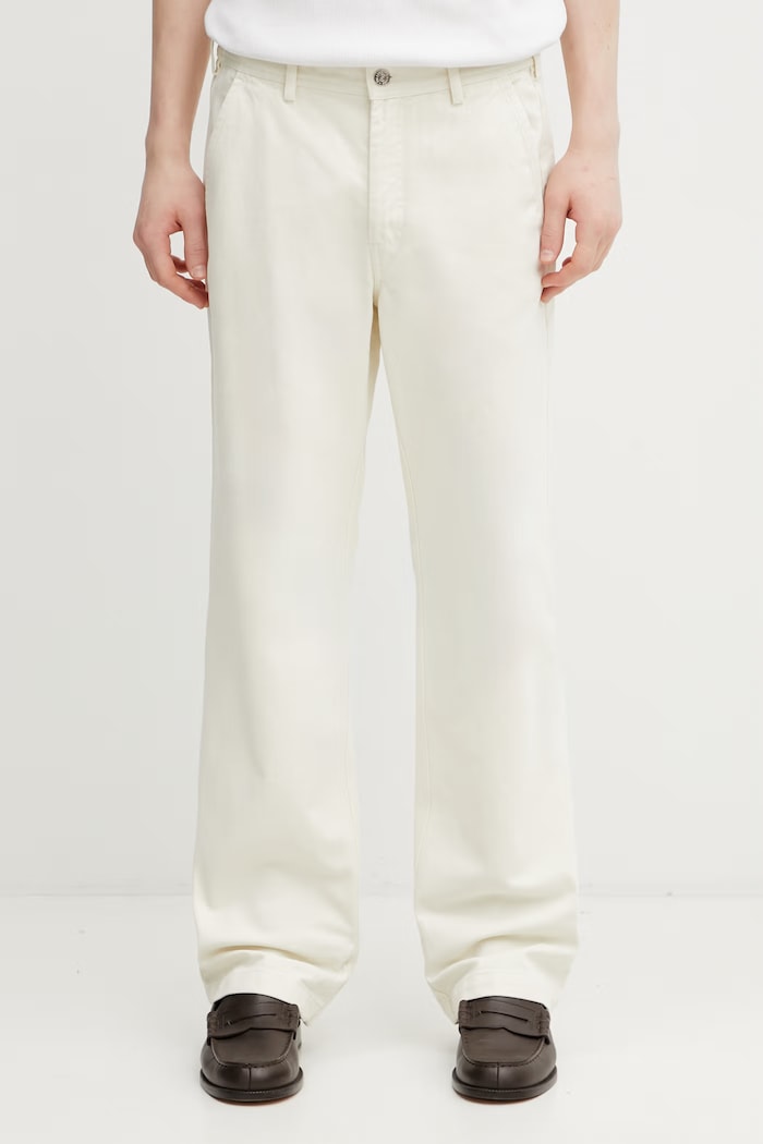 Filling Pieces Worker Pants relaxed fit traperice za muškarce bež 412650500298.214