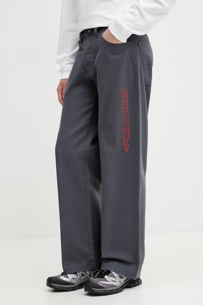 Dickies pantaloni de bumbac uni gri DK0A89IE0CH1