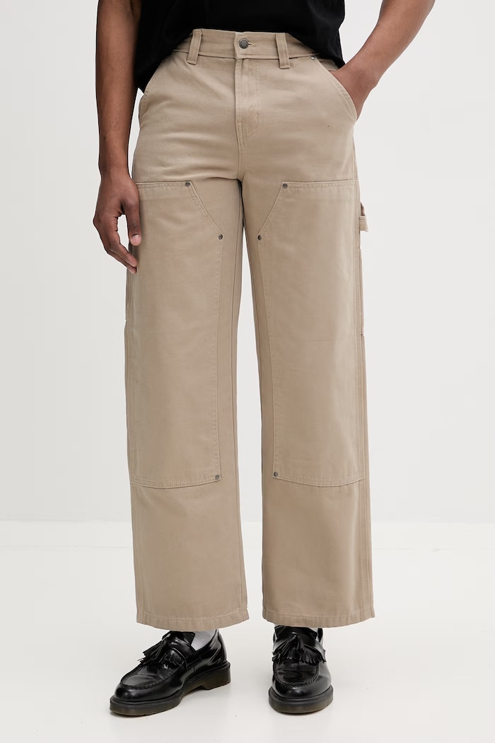 Dickies ravne hlače moške bombažne bež DK0A87PE0DS1