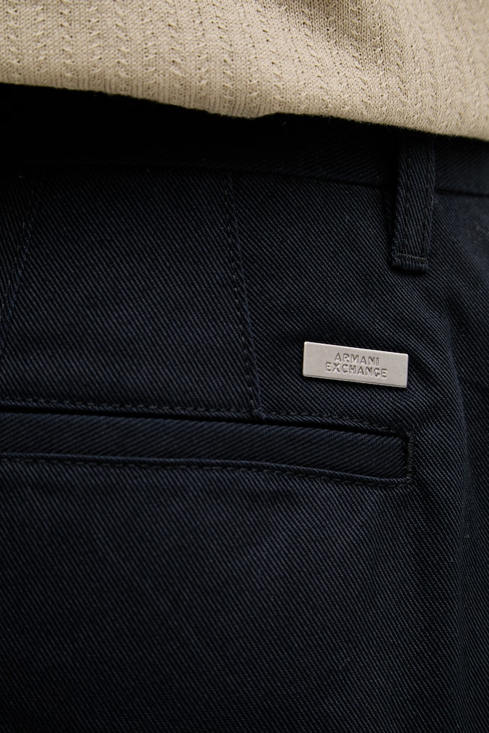 Armani Exchange nohavice pánske bavlnené tmavomodrá XM001166.AF16679