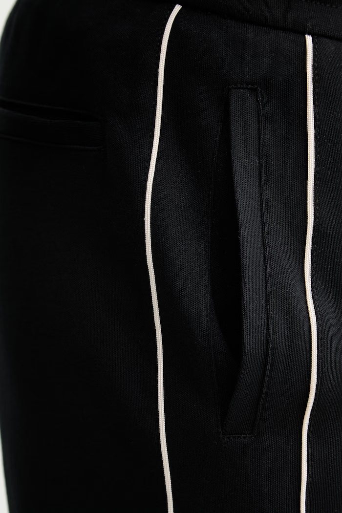 Armani Exchange pantaloni de trening pentru bărbați, din bumbac XM002374.AF10365 negru