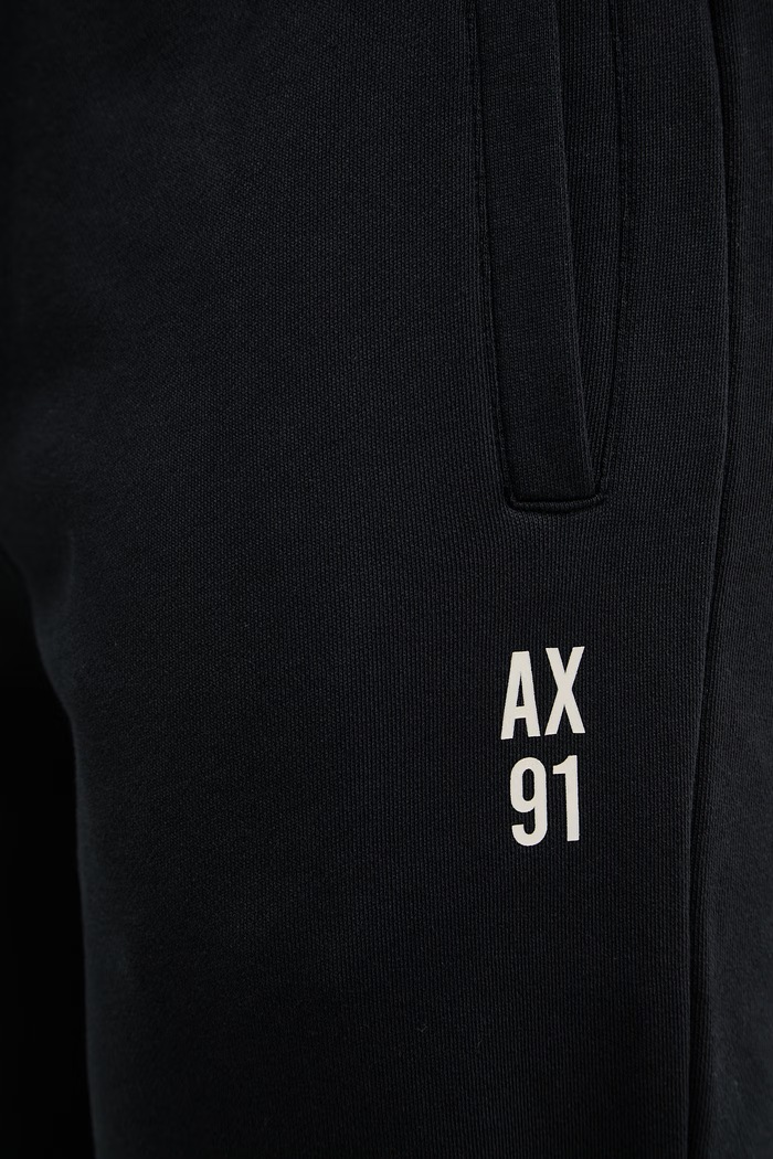 Armani Exchange Teplákové nohavice pánske bavlnené XM002447.AF22124 čierna