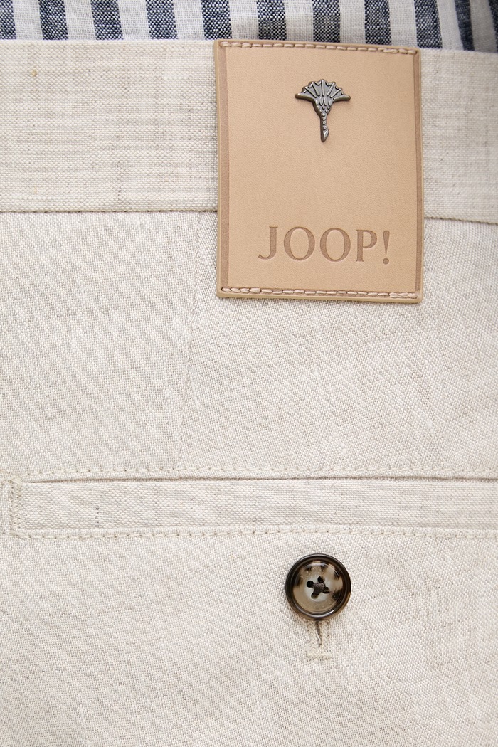 Joop! панталон чино мъжки от лен бежов 30102982