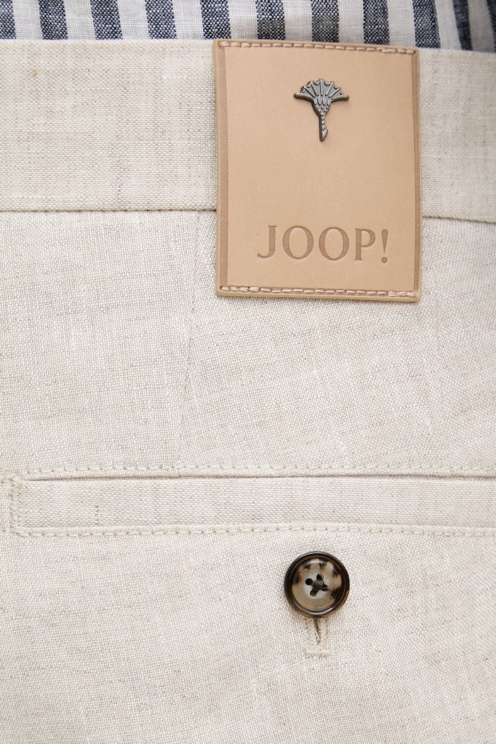 Joop! панталон чино мъжки от лен бежов 30102982